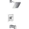 image:imageMoen UTS2713EPBN 90 Degree MCORE 2Series 1Handle Tub and Shower Trim Kit Valve Required Brushed NickelChrome