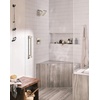 image:imageMoen UTS3713 90 Degree MCORE 3Series 1Handle Tub and Shower Trim Kit Valve Required ChromeBrushed Nickel