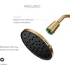 image:imageMoen Verso Brushed Nickel Adjustable 9 Diameter Spray Head Rainshower 220R3BNBrushed Gold
