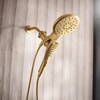 image:imageMoen Verso Brushed Nickel EightFunction 7 Wide Spray Shower Head and Detachable Handshower Combo with 72 Hose 220C3BNBrushed Gold