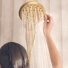 image:imageMoen Verso Brushed Nickel EightFunction 7 Wide Spray Shower Head and Detachable Handshower Combo with 72 Hose 220C3BNBrushed Gold