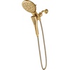 image:imageMoen Verso Brushed Nickel EightFunction 7 Wide Spray Shower Head and Detachable Handshower Combo with 72 Hose 220C3BNBrushed Gold