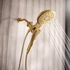 image:imageMoen Verso Brushed Nickel EightFunction 7 Wide Spray Shower Head and Detachable Handshower Combo with 72 Hose 220C3BNBrushed Gold