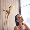 image:imageMoen Verso Brushed Nickel EightFunction 7 Wide Spray Shower Head and Detachable Handshower Combo with 72 Hose 220C3BNBrushed Gold