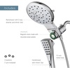 image:imageMoen Verso Brushed Nickel EightFunction 7 Wide Spray Shower Head and Detachable Handshower Combo with 72 Hose 220C3BNBrushed Gold