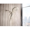 image:imageMoen Verso Brushed Nickel EightFunction 7 Wide Spray Shower Head and Detachable Handshower Combo with 72 Hose 220C3BNBrushed Nickel