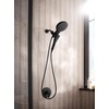 image:imageMoen Verso Brushed Nickel EightFunction 7 Wide Spray Shower Head and Detachable Handshower Combo with 72 Hose 220C3BNMatte Black