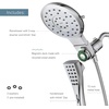 image:imageMoen Verso Brushed Nickel EightFunction 7 Wide Spray Shower Head and Detachable Handshower Combo with 72 Hose 220C3BNMatte Black