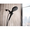 image:imageMoen Verso Brushed Nickel EightFunction 7 Wide Spray Shower Head and Detachable Handshower Combo with 72 Hose 220C3BNMatte Black