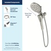image:imageMoen Verso Chrome Round Rain Shower Head and Detachable Handshower Combination with Magnetix Docking System and 60inch Metal Hose 220C2Spot Resist Nickel
