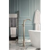 image:imageMoen Voss Brushed Gold OneHandle Freestanding Floor Mount Tub Filler with Handshower 695BGBrushed Nickel