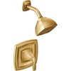 image:imageMoen Voss Brushed Gold PosiTemp Pressure Balancing EcoPerformance Shower Trim Kit Valve Required T2692EPBG