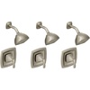 image:imageMoen Voss Brushed Nickel PosiTemp Pressure Balancing EcoPerformance Shower Trim Kit Valve Required T2692EPBNNickel