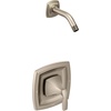 image:imageMoen Voss Brushed Nickel PosiTemp Tub Shower Valve Trim without ShowerheadValve Required T2692NHBN