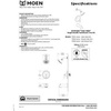 image:imageMoen Wynford Brushed Nickel PosiTemp Tub and Shower Trim Kit Valve Required T4503BNBrushed Nickel