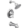 image:imageMoen Wynford Brushed Nickel PosiTemp Tub and Shower Trim Kit Valve Required T4503BNChrome