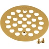 image:imageMoen 101664BG 414Inch ScrewIn Shower Strainer Brushed Gold