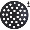 image:imageMoen 102763WR 4Inch ScrewIn Shower Strainer Drain Cover Wrought IronWrought Iron