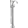 image:imageMoen 655 Wynford OneHandle Freestanding Floor Mount Tub Filler with Handshower Includes Interchangeable Handle ChromeChrome