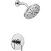 image:imageMoen Align Brushed Gold MCORE 3Series Shower Trim Kit with Wide Showerhead and Lever Handle Valve Required UT3292BGChrome