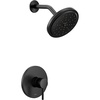 image:imageMoen Align Brushed Gold MCORE 3Series Shower Trim Kit with Wide Showerhead and Lever Handle Valve Required UT3292BGMatte Black
