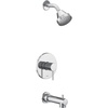 image:imageMoen Align Brushed Nickel MCORE 2Series 1Handle Tub and Shower Trim Kit Valve Required UT2193EPBNChrome