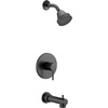 image:imageMoen Align Brushed Nickel MCORE 2Series 1Handle Tub and Shower Trim Kit Valve Required UT2193EPBNMatte Black
