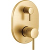 image:imageMoen Align MCORE 3Series 2Handle Shower Faucet Trim Kit Valve Required Tub and Shower Trim with Lever Handles Brushed Nickel UT3290BNBrushed Gold