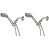 image:imageMoen Attune Shower Head with Handheld Sprayer 6 Handheld Shower Head Spray Settings Spot Resist Brushed Nickel Finish 218H0SRNPack of 2