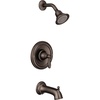 image:imageMoen Brantford Brushed Nickel Pressure Balancing Modern Bathtub and Shower Trim Kit with Shower Head Shower Handle and Tub Spout Shower Faucet Set PosiTemp Valve Required T2153BNOil Rubbed Bronze