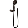image:imageMoen Brushed Nickel Four Function EcoPerformance Handheld Shower with Wall Bracket and 69Inch Hose 3636EPBNOil Rubbed Bronze