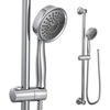 image:imageMoen Brushed Nickel High Single Function Pressure Handheld Showerhead with 69InchLong Hose and 24Inch Slide Bar 3668EPBNChrome