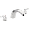image:imageMoen Chateau Chrome TwoHandle Low Arc Roman Tub Faucet Valve Required T990Chrome