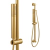 image:imageMoen Chrome Modern EcoPerformance Handshower Handheld Shower with 30Inch Slide Bar and 69Inch Metal Hose 3887EPBrushed Gold