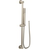 image:imageMoen Chrome Modern EcoPerformance Handshower Handheld Shower with 30Inch Slide Bar and 69Inch Metal Hose 3887EPBrushed Nickel