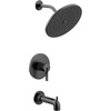 image:imageMoen Cia Brushed Gold MCORE 3Series 1Handle Tub and Shower Trim Kit Valve Required UT3363BGMatte Black