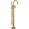 image:imageMoen Cia Brushed Gold One Handle Freestanding Floor Mount Tub Filler with Handshower 615BGBrushed Gold