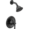 image:imageMoen Dartmoor Matte Black PosiTemp Bathroom Tub Faucet Trim Only Kit T2182BL