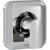 image:imageMoen Genta LX Matte Black Pressure Balancing Modern Shower Lever Handle PosiTemp Valve Required T2471BLChrome