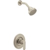 image:imageMoen Greenfield Brushed Nickel Single Handle EcoPerformance Tub and Shower Faucet Featuring Shower Head and Lever Handle Valve Required T2222EPBN
