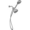 image:imageMoen Hydro Energetix High Pressure Dual Shower Head with Handheld Spray Combo Spot Resist Brushed Nickel Finish 200C0SRN