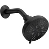 image:imageMoen Hydro Energetix Matte Black High Pressure Shower Head with Handheld Sprayer Featuring 8 Spray Settings 200W0BL