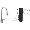 image:imageMoen Kurv Chrome 3in1 Water Filtration Pull Down Kitchen Faucet F9126 with Moen F9800 Advanced Carbon Water Filtration System