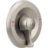 image:imageMoen MDura PosiTemp Shower Trim Kit Commercial 7Inch Classic Shower Valve Control Trim Kit Valve Required Sold Separately Brushed Nickel T8370CBN7Inch Shower Trim Kit
