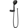 image:imageMoen Matte Black Four Function EcoPerformance Handheld Shower with Wall Bracket and 69Inch Hose 3636EPBL