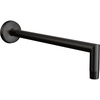 image:imageMoen S110BL ArrisPremium 14Inch Rainshower Straight Shower Arm and Flange for Overhead Shower head 212 Inch Square Matte BlackChrome