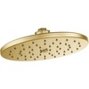 image:imageMoen S112BG Waterhill 10Inch Single Function Rainshower Showerhead with Immersion Rainshower Technology Brushed Gold