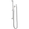 image:imageMoen S12107EPNL Weymouth Traditional EcoPerformance Handshower Handheld Shower with 30Inch Slide Bar and 69Inch Metal Hose Polished NickelPolished Nickel