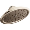 image:imageMoen S6310ORB ExactTemp 7 Single Function Rainshower Showerhead with Immersion Technology at 25 GPM Flow Rate Oil Rubbed BronzePolished Nickel