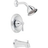 image:imageMoen T2113ORB Kingsley PosiTemp Tub and Shower Trim Kit without Valve Oil Rubbed BronzeChrome